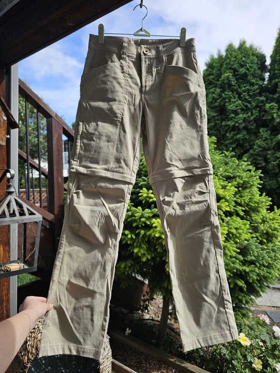 MEC Pants - MEC Womens Classic Khaki pants, Detachable Shorts